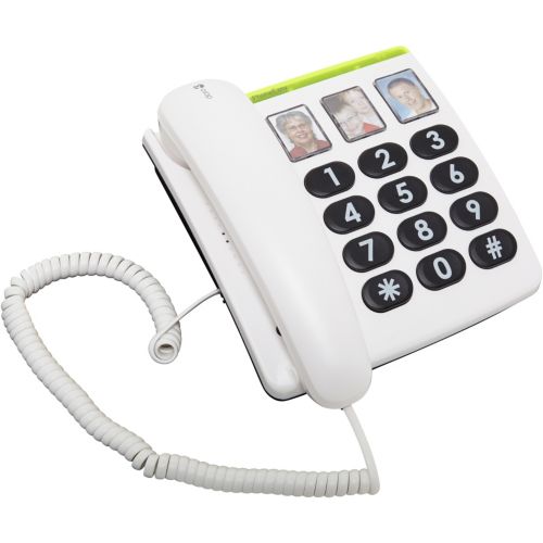 Téléphone sans fil Doro PhoneEasy 100w à 102,49 €.PhoneEasy