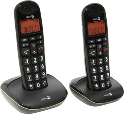 Téléphone Fixe Senior DECT Doro avec Répondeur et Grandes Touches