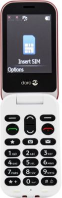 Téléphone portable DORO 6040 Rouge / Blanc
