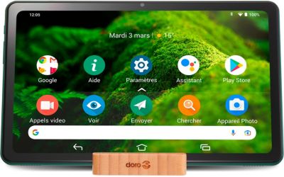 tablet 4K Grand écran 10,8 Pouces de Reconnaissance faciale d'apprentissage  Android Orange Cyan Argent : : Fournitures de bureau