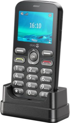 Sotel  Doro Primo 218 5,08 cm (2) 89 g Noir, Graphite Téléphone pour  seniors