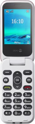 Téléphone portable DORO 2880 Rouge / Blanc
