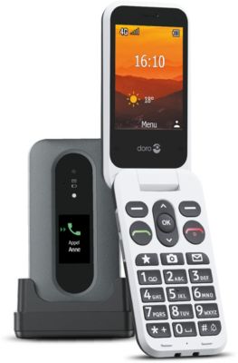 Téléphone portable DORO Dora Leva L30 Graphite/Blanc