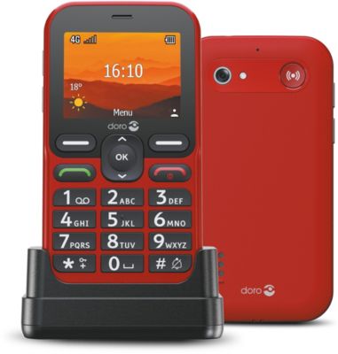 Téléphone portable DORO Leva L10 Rouge