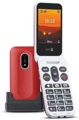 Téléphone portable DORO Leva L20 Rouge/Blanc