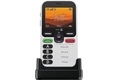 Mobile DORO Leva X10 Blanc/Noir