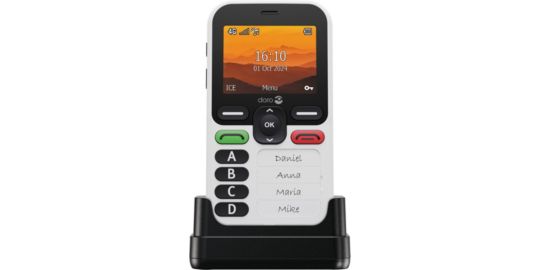 Mobile DORO Leva X10 Blanc/Noir