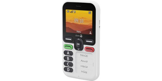 Mobile DORO Leva X10 Blanc/Noir