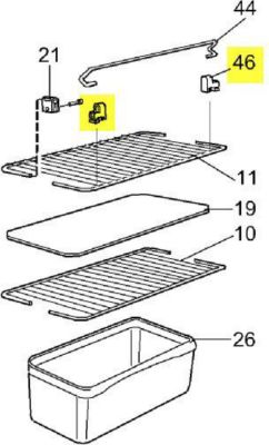 Support DOMETIC SUPPORT GRILLE AVANT REP 46 -... Support DOMETIC SUPPORT GRILLE AVANT REP 46 -...