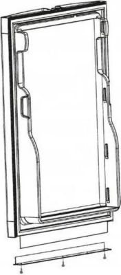 Contre porte DOMETIC porte complète