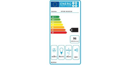 Hotte Décor ELECTROLUX EFTF19X
