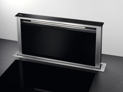 FALMEC hotte plan de travail aspirante DOWNDRAFT 1300 m3/h NOIR 120 cm -  Amoble Design