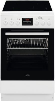 Cuisinière induction AEG CIB56484BW SteamBake