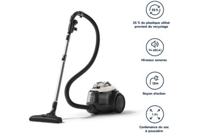 Aspirateur sans sac ELECTROLUX HIGIENIC 600 EL61H4SW Boulanger