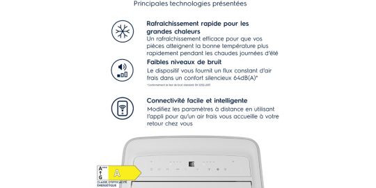 Climatiseur ELECTROLUX EXP40U339CW