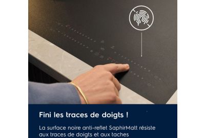 Plaque induction ELECTROLUX EIS87553IZ SaphirMatt 80cm