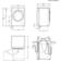 Location Lave linge séchant hublot AEG LWR73A166NV