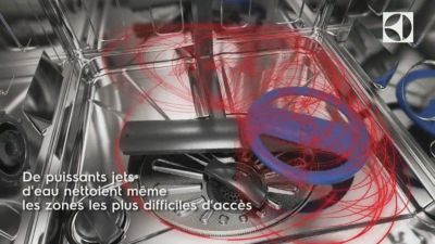 Voir la vidéo pour Lave vaisselle encastrable ELECTROLUX EEC87600W