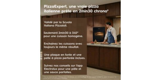 Four encastrable ELECTROLUX EOX8P38WZ Pyrolyse Chaleur tournante et Fonction Pizza 71L