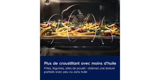 Four encastrable ELECTROLUX EOM7P10H - Pyrolyse - Chaleur pulsée - Écran tactile - Rails télescopiques