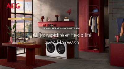 Voir la vidéo pour Lave linge hublot AEG LFE6ED844B