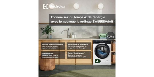Lave linge hublot ELECTROLUX EW6EE1041AB