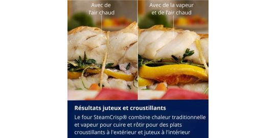Four encastrable ELECTROLUX EOC9P3XH Pyrolyse Vapeur SteamCrisp et Écran tactile 72L