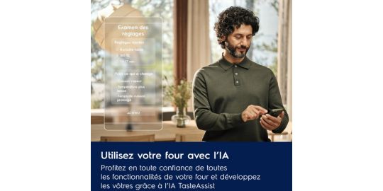 Four encastrable ELECTROLUX EOC9P3XH Pyrolyse Vapeur SteamCrisp et Écran tactile 72L