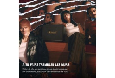 Enceinte MARSHALL Woburn III Noir