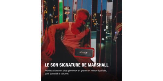 Enceinte portable MARSHALL Emberton III Black & Brass