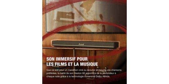 Barre de son MARSHALL HESTON 60 Crème