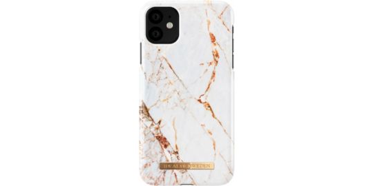 Coque IDEAL OF SWEDEN iPhone 11 Fashion Carrara Gold