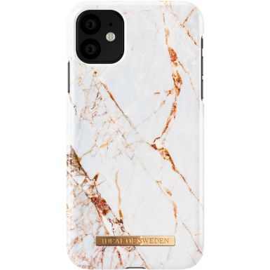 Coque IDEAL OF SWEDEN iPhone 11 Fashion Carrara Gold