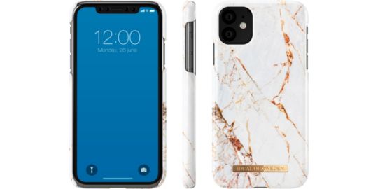 Coque IDEAL OF SWEDEN iPhone 11 Fashion Carrara Gold
