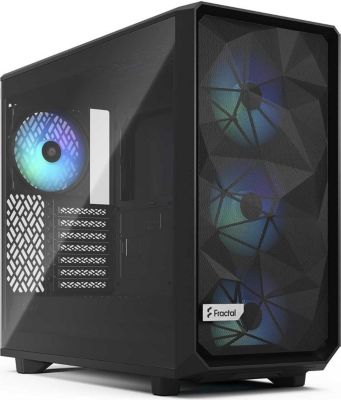 Boitier PC FRACTAL DESIGN Meshify 2 Lite RGB TG (Noir) Boitier PC FRACTAL DESIGN Meshify 2 Lite RGB TG (Noir)