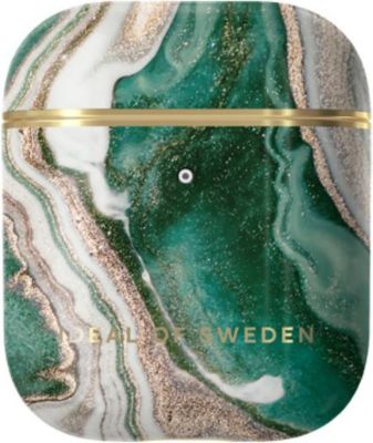 Etui IDEAL OF SWEDEN AirPods 1 et 2 Golden Jade Marble Coque Etui IDEAL OF SWEDEN AirPods 1 et 2 Golden Jade Marble Coque