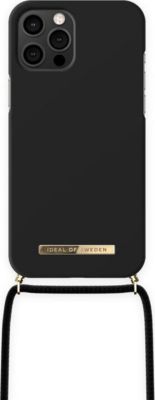 Coque avec cordon IDEAL OF SWEDEN pour Apple iPhone 12 Pro Max - Jet Black
