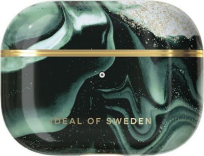 Etui IDEAL OF SWEDEN pour AirPods Pro 1 / Pro 2 Olive Marbré