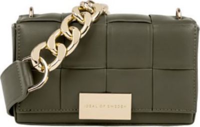 Sac bandoulière IDEAL OF SWEDEN Modèle Braided avec Chaine et Lanière