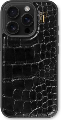 Coque IDEAL OF SWEDEN pour Apple iPhone 16 Pro - Black Croco