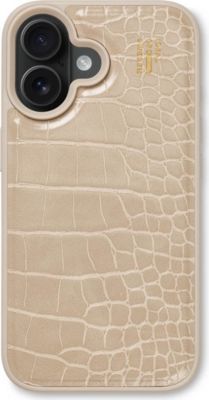 Coque IDEAL OF SWEDEN pour Apple iPhone 17 - Warm Beige Croco