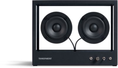 Enceinte résidentielle TRANSPARENT Speaker Small noire