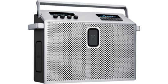 Enceinte portable MONDO LARGE AURACAST 96W GRIS METAL