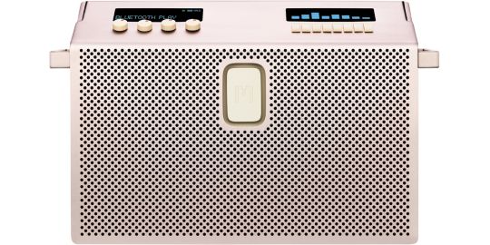Enceinte portable MONDO LARGE AURACAST 96W GREIGE