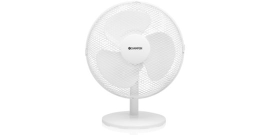 Ventilateur CHAMPION table fan 30cm white