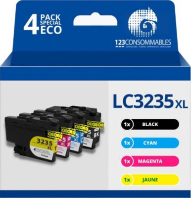 Cartouche d'encre 123CONSOMMABLES BROTHER LC3233 / LC3235