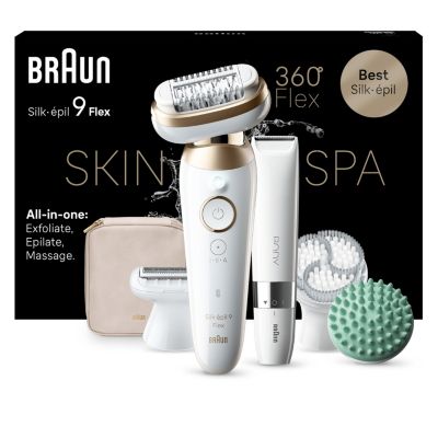 Braun Silk-épil 9 Flex : épilateur électrique pour femme polyvalent