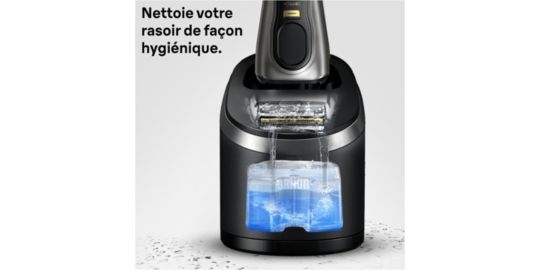 Cartouche nettoyante BRAUN nettoyante ShaverCare 3-en-1 pour rasoir x8 cartouches