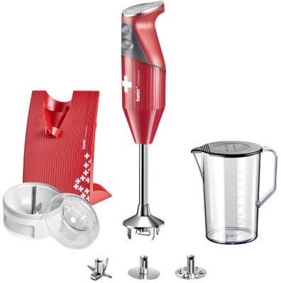 Mixeur BAMIX M200 SwissLine rouge/croix Suisse