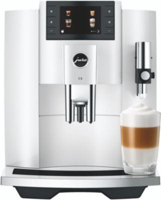 Expresso Broyeur JURA E8 Piano White (EC)